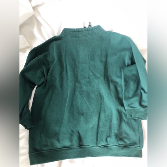 Vtg Weekend Edition Forest Green Sweat Shirt - Picture 14 of 16